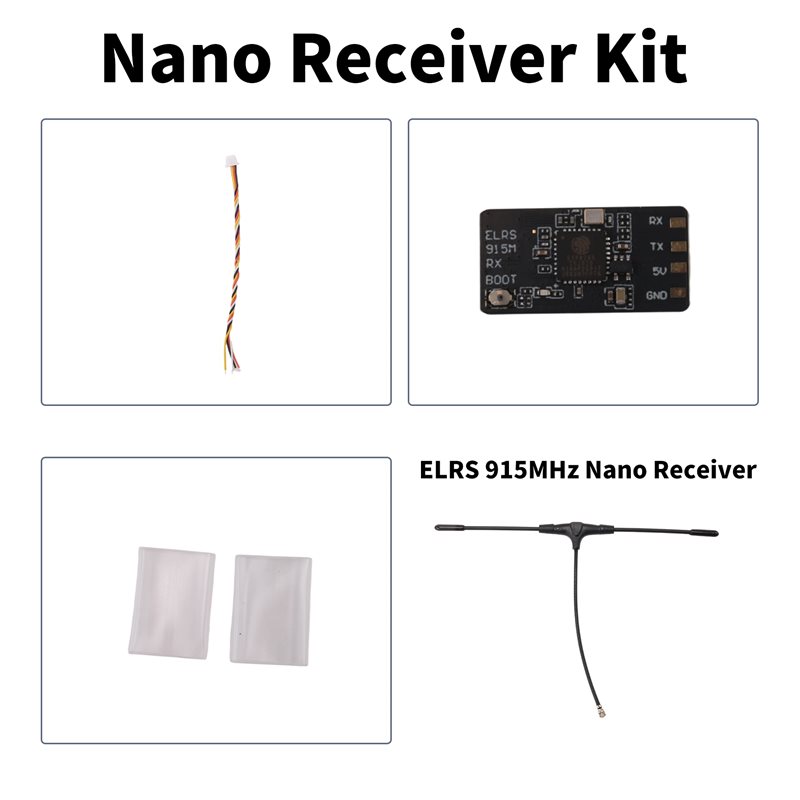 B05C-ELRS NANO 915Mhz RX Recei - огляд і ціна Drone Racing Receiver