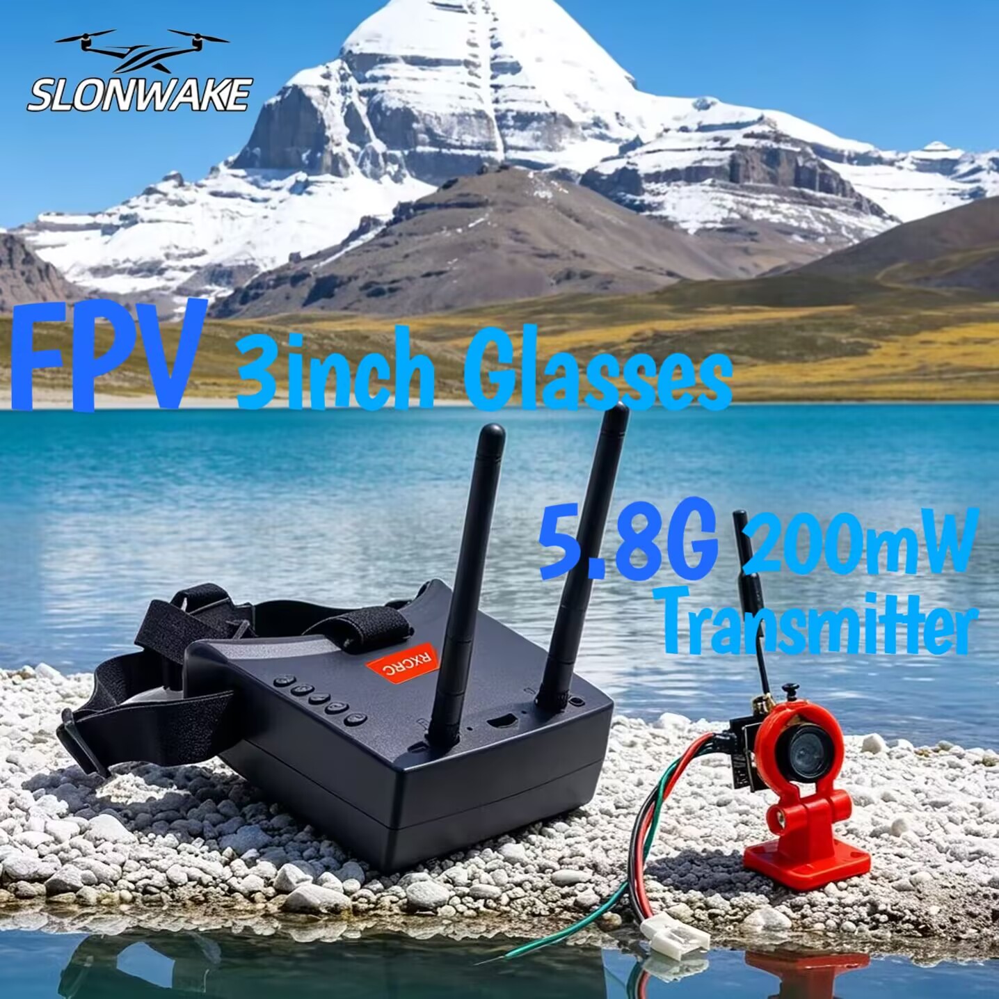 SLONWAKE 5.8G Analog VTX Trans - огляд і ціна Drone Racing Receiver