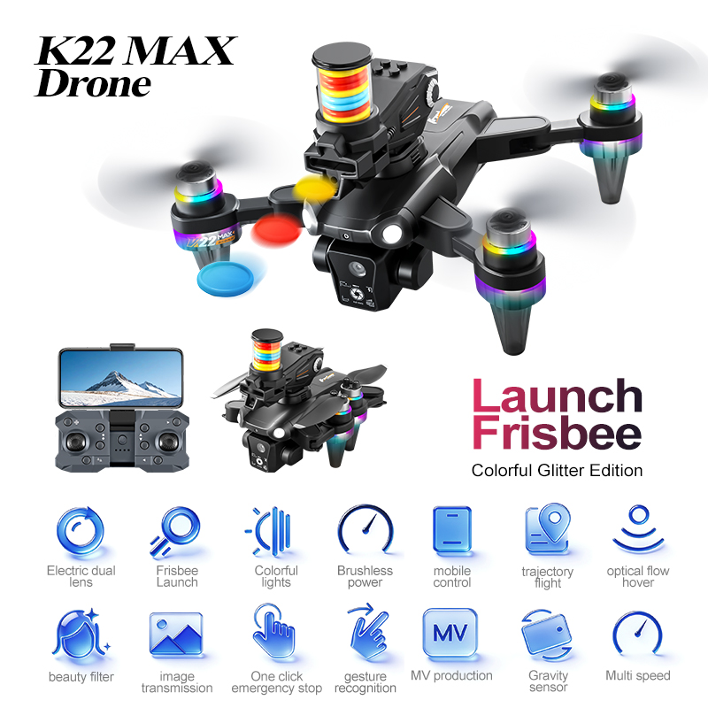 JCMO K22 MAX Frisbee Launch Dr - огляд і ціна Drone Racing Camera